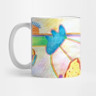 the neighbourhood abstract Mug